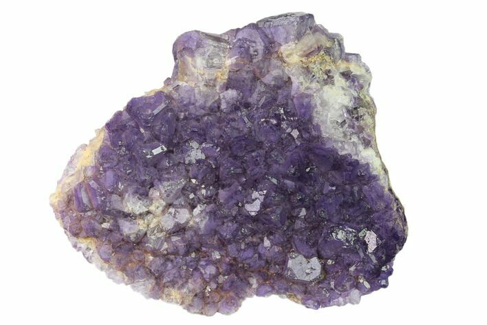 Purple Cubic Fluorite Crystal Cluster - Morocco #137156